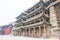 Yungang Grottoes in Datog, Shanxi, China. It is part of UNESCO World Heritage Site - Yungang Grottoes.