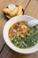 Yunnan rice noodle soup with deep-fried doughstick