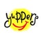 Yuppers - simple inspire and  motivational quote. Hand drawn beautiful lettering. Youth slang. Print