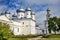 Yuriev Monastery in Veliky Novgorod, a male monastery of the Russian Orthodox Church in honor of the Great Martyr George