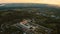 Yurovichi, Belarus. Aerial View Of Jesuit Collegium Complex. Top View Of Holy Nativity-The Theotokos Yurovichi Monastery