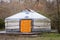 Yurt in a forest