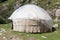 Yurt in Kyrgyzstan in nature