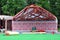 Yurt model shown at VDNKH park in Moscow.