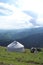 Yurt in the mountains