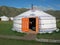 Yurt in the tourist camp
