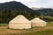 Yurts in Central Asian Veld