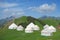 Yurts in the mountains