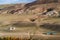 Yurts of nomad cattle breeders and wooden tourist houses