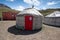 Yurts in the village on the road trip from Osh Kyrgyzstan