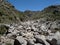 The  Yuspe river running through the mountains at Cerro Blanco reserve