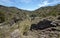 The  Yuspe river running through the mountains at Cerro Blanco reserve