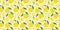 Yuzu japanese citron fruit seamless pattern vector illustration isolated on white background.