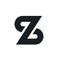 Z letter Infinity  icon vector illustration concept  design