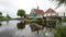 Zaanse Schans cheese factory reflection