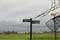 Zaanse Schans at dawn - signboard - Windmills - fields and meadows - Netherlands country side - Holland tourism