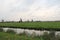 Zaanse Schans at dawn - Windmills - fields and meadows - Netherlands country side - Holland tourism