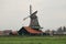 Zaanse Schans at dawn - Windmills - fields and meadows - Netherlands country side - Holland tourism