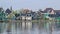 Zaanse Schans rural windmills, fields and river landscape