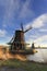 Zaanse Schans typical windmills.
