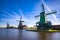 Zaanse Schans Very popular tourist attractions in Holland.