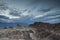 Zabriskie Point cloudy dusk