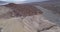 Zabriskie Point in Death Valley, California. USA. Mountains and Desert in Background