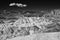 Zabriskie Point Mudstones form Badlands Death Valley National Park California