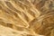 Zabriskie Point Mudstones form Badlands Death Valley National Park California