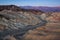 Zabriskie Point At Sunrise, Death Valley National Park, California, USA