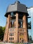 ZABRZE , SILESIA , POLAND -THE HISTORICAL PRESSURE TOWER