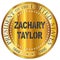 Zachary Taylor Gold Metal Stamp