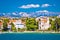 Zadar coast villas ann Velebit background