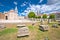 Zadar historic roman artifacts on Form square