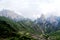 Zagana , A Tibetan village surrounded by mountains