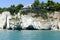 Zagare bay on the coast of Gargano National park on Puglia
