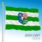 Zagreb County flag, Croatia