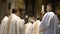 Zagreb, Croatia. 24th december. Catholic priests perform the Midnight Mass at Cathedral of the Assumption of the Blessed Virgin Ma