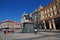 Zagreb, Croatia - 29 Apr 2018: The monument of Josipa Jelacica on Jelacic Square in Zagreb, Croatia