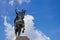 ZAGREB, CROATIA - May 24, 2012: Spomenik kralja Tomislava, King Tomislav statue in Zagreb, Croatia