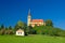 Zagreb green zone idyllic church