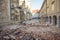 Zagreb hit by the earthquake damaged cathedral