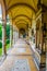 Zagreb mirogoj cemetary arcades view, capital of Croatia...IMAGE