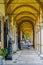 Zagreb mirogoj cemetary arcades view, capital of Croatia...IMAGE