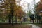 Zagreb`s park and lake Bundek by autumn,Croatia,7