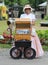 Zagreb Tourist Attraction / Organ Grinder Lady