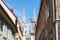 Zagrebacka Katedrala, also known as Zagreb cathedral, seen in the afternoon from Kaptol district.