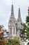 Zagrebacka Katedrala, also known as Zagreb cathedral, seen in the afternoon from Kaptol district.