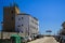 ZAHARA DE LOS ATUNES COSTA DE LA LUZ, SPAIN - JUNE, 19. 2016: View on the main road of the village center with tourist