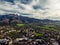 Zakopane Poland, Aerial panorama photography. Poland mountains Tatry